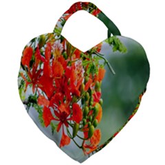 Gathering Sping Flowers Wallpapers Giant Heart Shaped Tote by artworkshop