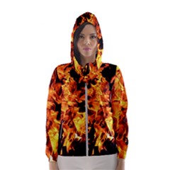 Live Coals Women s Hooded Windbreaker