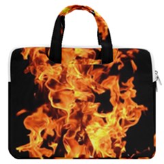 Live Coals Macbook Pro 13  Double Pocket Laptop Bag by artworkshop