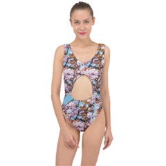 Nature Beautiful Rainbow Center Cut Out Swimsuit