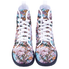 Nature Beautiful Rainbow Men s High-top Canvas Sneakers by artworkshop