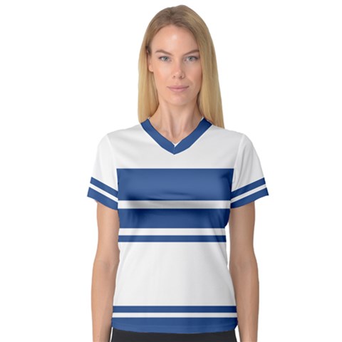 Nami Shirt Test  Back V-neck Sport Mesh Tee by coscloset