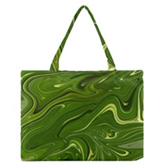 Greenery Swirls  Zipper Medium Tote Bag by Khoncepts