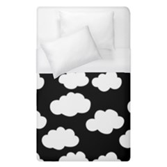 Bw Clouds Duvet Cover (single Size) by ConteMonfrey