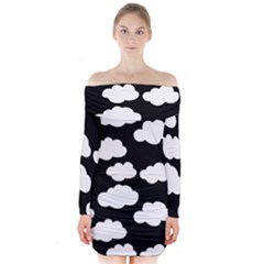 Bw Clouds Long Sleeve Off Shoulder Dress by ConteMonfrey