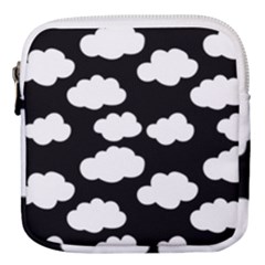 Bw Clouds Mini Square Pouch by ConteMonfrey