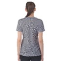 Geometric Noir Pattern Women s Cotton Tee View2