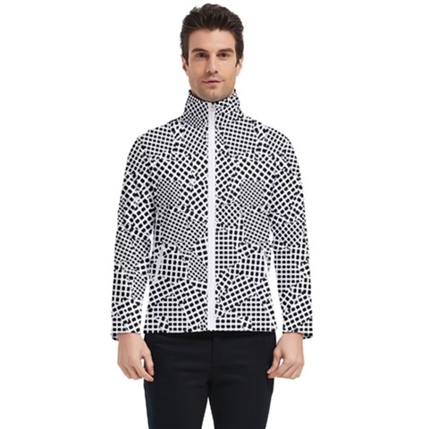 Geometric Noir Pattern Men s Bomber Jacket by dflcprintsclothing