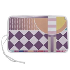 Abstract Shapes Colors Gradient Pen Storage Case (m) by Simbadda