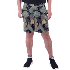 Autumn Fallen Leaves Dried Leaves Men s Pocket Shorts by Simbadda