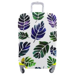 Leaves Watercolor Ornamental Decorative Design Luggage Cover (medium) by Simbadda