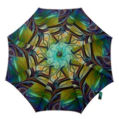 Tree Magical Colorful Abstract Metaphysical Hook Handle Umbrellas (small) by Simbadda