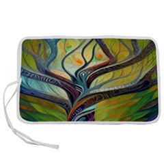 Tree Magical Colorful Abstract Metaphysical Pen Storage Case (m) by Simbadda