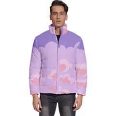 Sky Nature Sunset Clouds Space Fantasy Sunrise Men s Puffer Bubble Jacket Coat by Simbadda