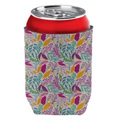 Leaves Colorful Leaves Seamless Design Leaf Can Holder by Simbadda