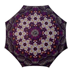 Rosette Kaleidoscope Mosaic Abstract Background Art Golf Umbrellas by Simbadda