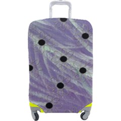 Hand Painted Branches With Collage Wood Bloom In Peace Luggage Cover (large) by pepitasart