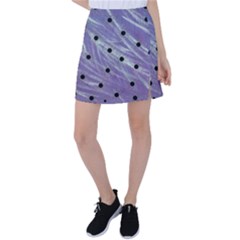 Hand Painted Branches With Collage Wood Bloom In Peace Tennis Skirt by pepitasart
