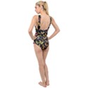 Flowers Butterfly Blooms Flowering Spring Cross Front Low Back Swimsuit View2