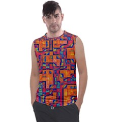 Background Graphic Beautiful Wallpaper Art Abstract Men s Regular Tank Top by Simbadda