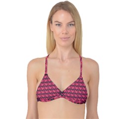 Background Pattern Structure Reversible Tri Bikini Top