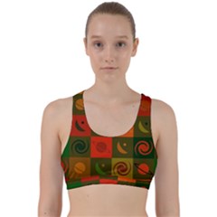 Space Pattern Multicolour Back Weave Sports Bra by Simbadda