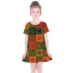 Space Pattern Multicolour Kids  Simple Cotton Dress by Simbadda