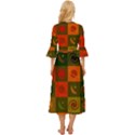 Space Pattern Multicolour Midsummer Wrap Dress View4