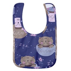 Cute Kittens Sleep Sweetly Mugs Baby Bib by Simbadda