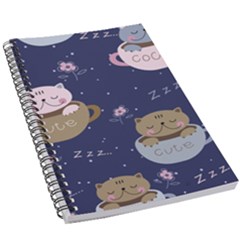 Cute Kittens Sleep Sweetly Mugs 5 5  X 8 5  Notebook by Simbadda