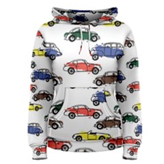 Cars Pattern Women s Pullover Hoodie by Simbadda