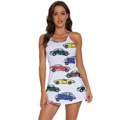 Cars Pattern 2-in-1 Flare Activity Dress by Simbadda