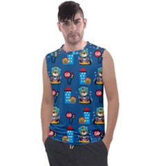 Racing-car-printing-set-cartoon-vector-pattern Men s Regular Tank Top by Simbadda