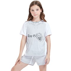 (2)dx Hoodie  Kids  Tee And Sports Shorts Set by Alldesigners