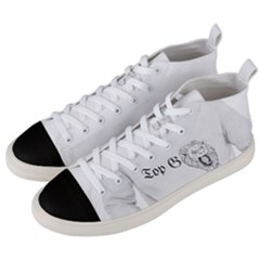 (2)dx Hoodie  Men s Mid-top Canvas Sneakers by Alldesigners