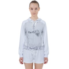 (2)dx Hoodie  Women s Tie Up Sweat by Alldesigners