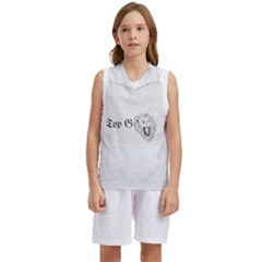 (2)dx Hoodie  Kids  Basketball Mesh Set by Alldesigners