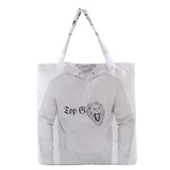 (2)dx Hoodie Grocery Tote Bag by Alldesigners