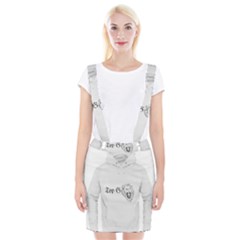 (2)dx Hoodie Braces Suspender Skirt by Alldesigners