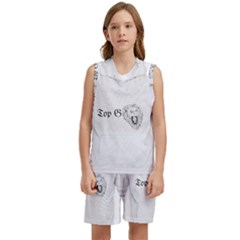 (2)dx Hoodie Kids  Basketball Mesh Set by Alldesigners