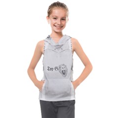 (2)dx Hoodie Kids  Sleeveless Hoodie by Alldesigners