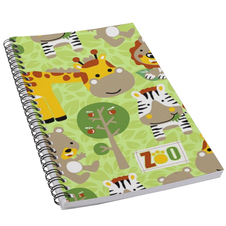 Funny Animals Cartoon 5.5  x 8.5  Notebook