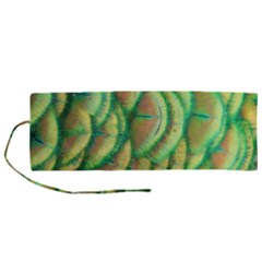 Beautiful Peacock Roll Up Canvas Pencil Holder (m) by Simbadda