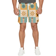 Nautical Elements Collection Men s Runner Shorts by Simbadda