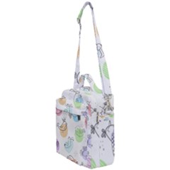 Cartoon-bird-cute-doodle-bird Crossbody Day Bag by Simbadda