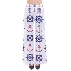 Nautical-seamless-pattern So Vintage Palazzo Pants by Simbadda