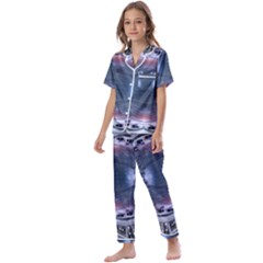 We Are The Future Kids  Satin Short Sleeve Pajamas Set by dflcprintsclothing