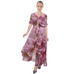 Cherry-blossoms Waist Tie Boho Maxi Dress by Excel