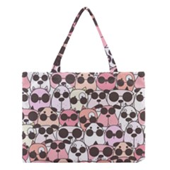 Cute-dog-seamless-pattern-background Medium Tote Bag