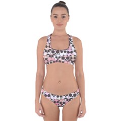 Cute-dog-seamless-pattern-background Cross Back Hipster Bikini Set